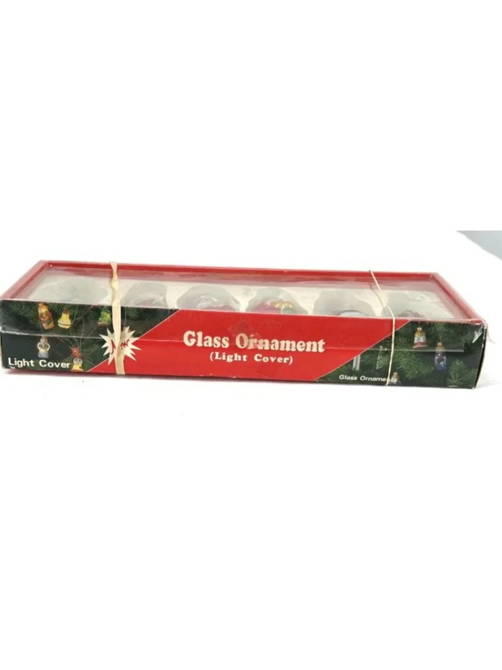 Christmas Tree Light Covers Glass Vintage Blown 3